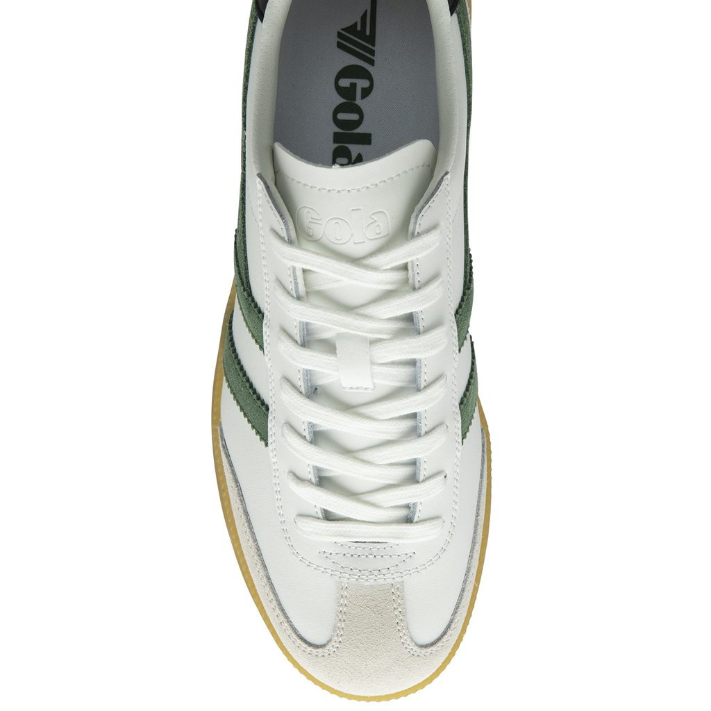 Gola Classics Viper Leather Sneakers Hvite Svarte Norge | KSQPJC-013