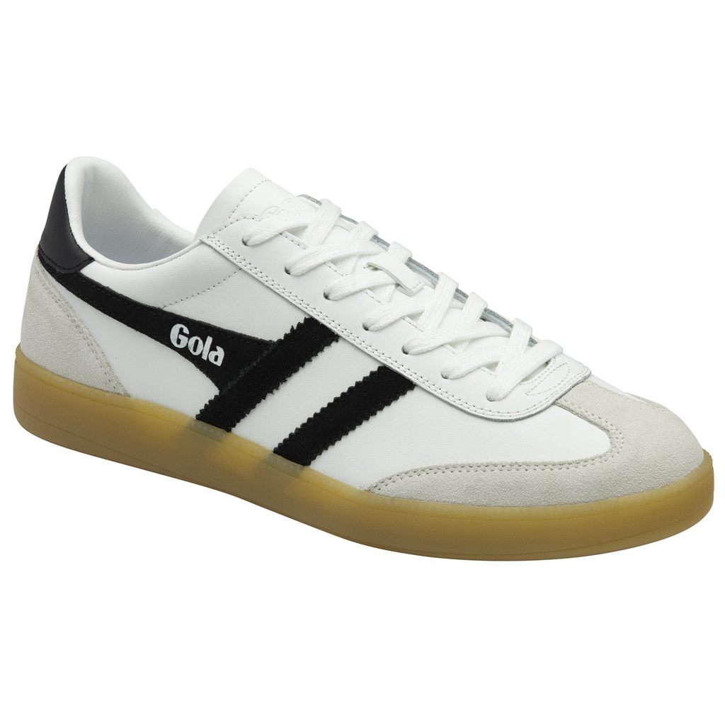 Gola Classics Viper Leather Sneakers Hvite Svarte Norge | QRDLPT-013