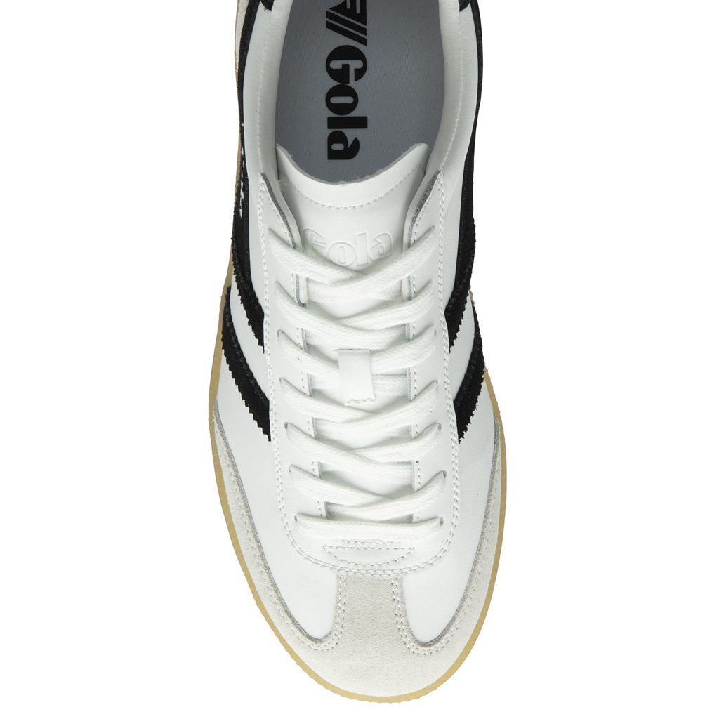 Gola Classics Viper Leather Sneakers Hvite Svarte Norge | QRDLPT-013
