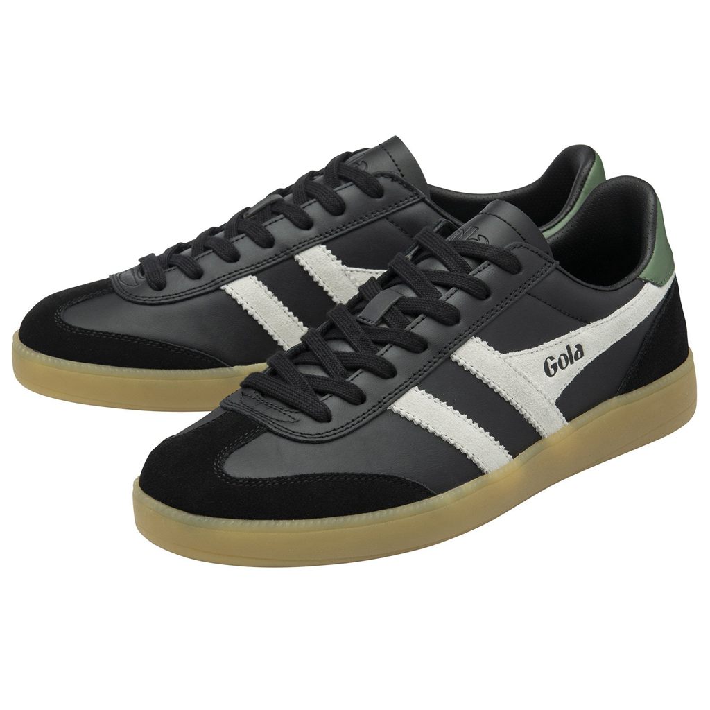 Gola Classics Viper Leather Sneakers Svarte Hvite Norge | YGQHVR-435