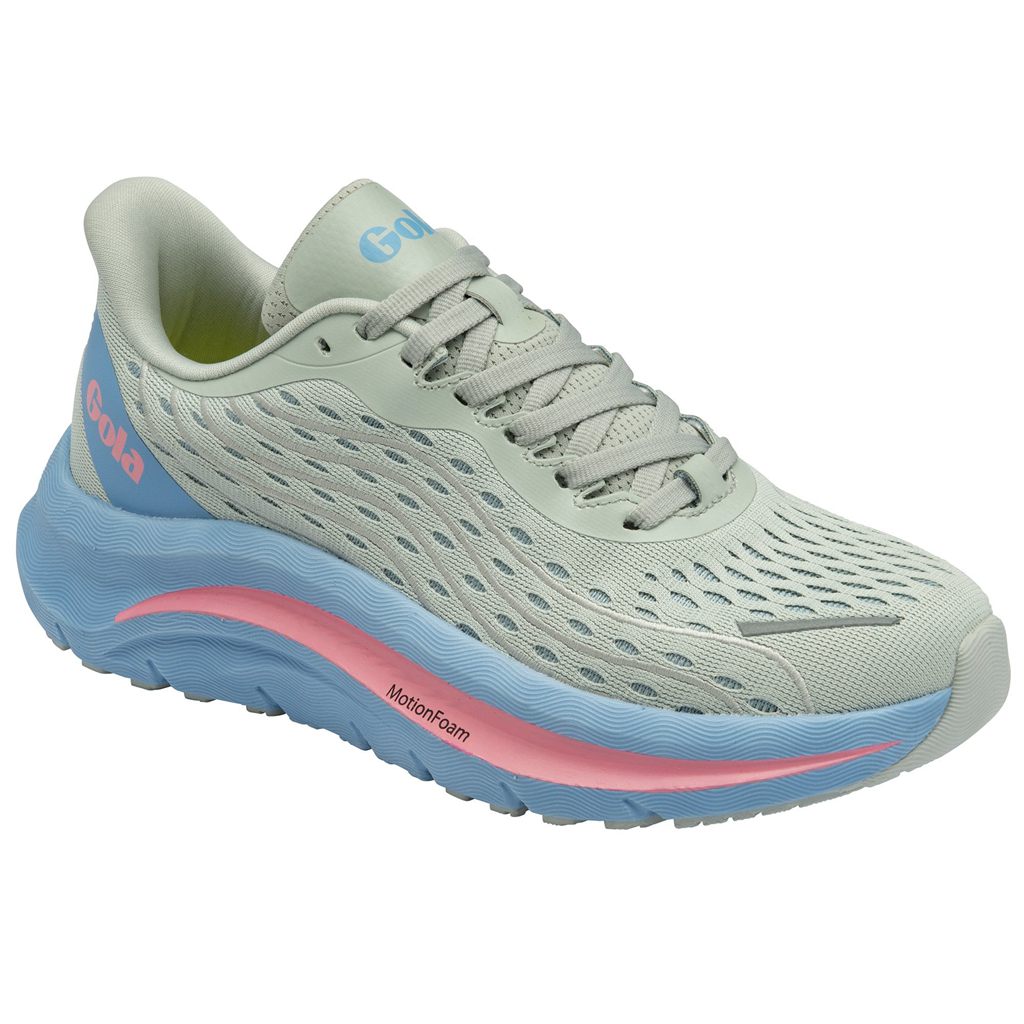 Gola Performance Alzir Speed Sneakers Lyse Grå Blå Rosa Norge | QTKBWI-127
