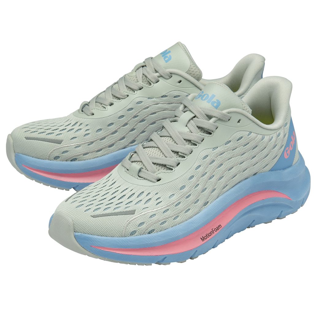 Gola Performance Alzir Speed Sneakers Lyse Grå Blå Rosa Norge | QTKBWI-127