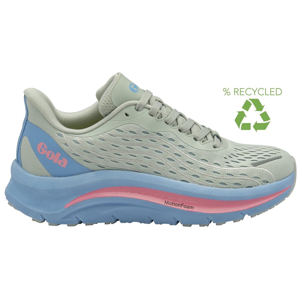 Gola Performance Alzir Speed Sneakers Lyse Grå Blå Rosa Norge | QTKBWI-127