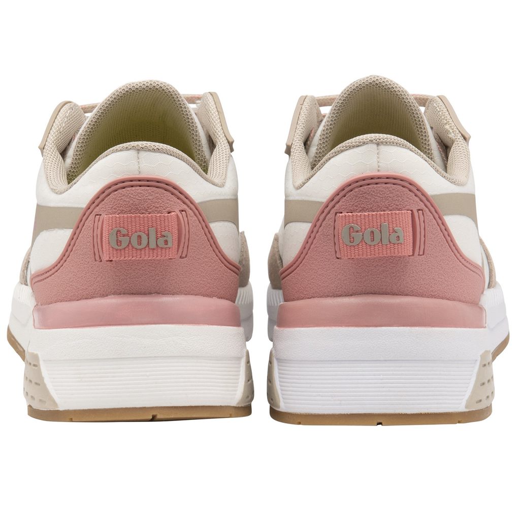 Gola Performance Atomics Sneakers Hvite Grå Rosa Norge | YXAGHK-367