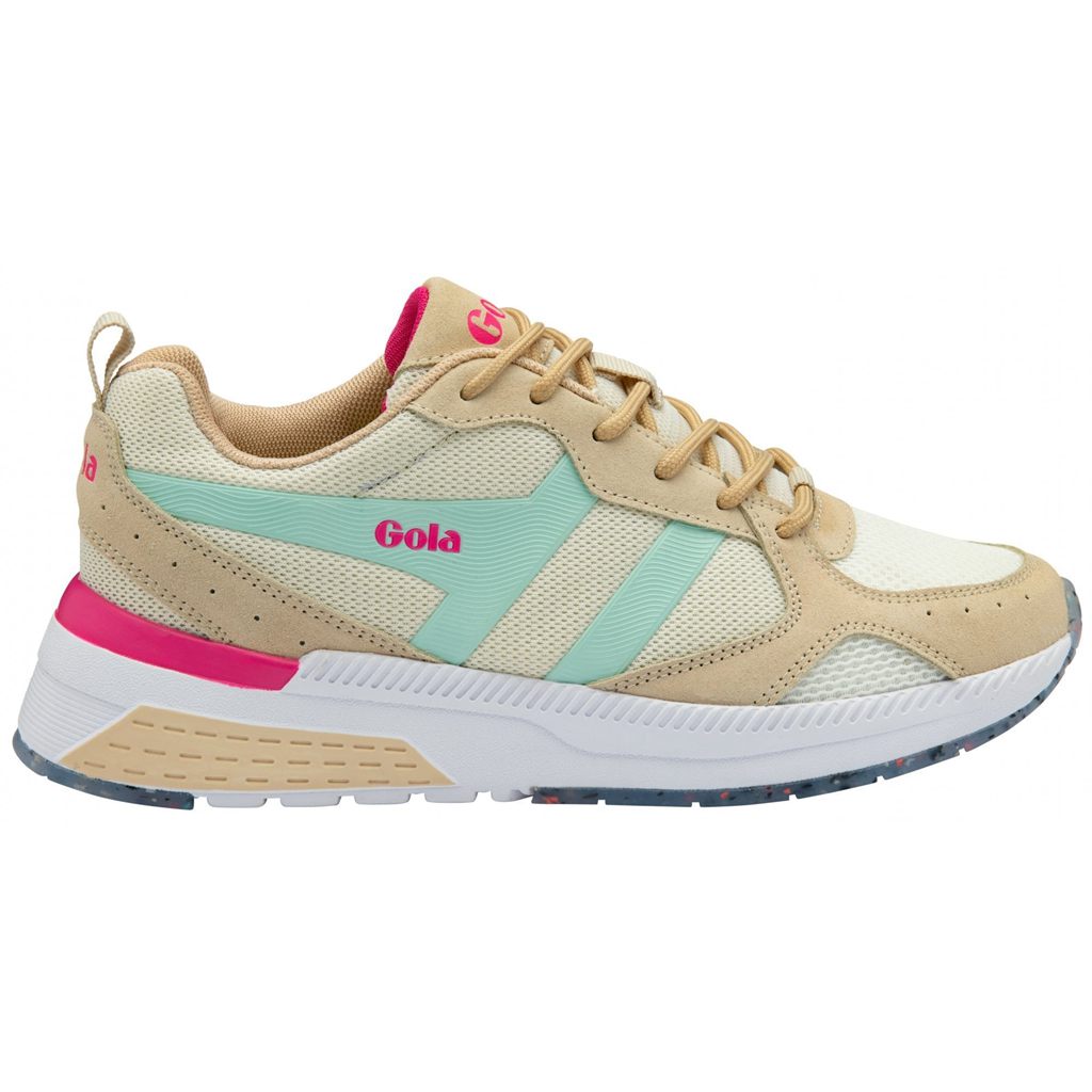 Gola Performance Navis Sneakers Hvite Blå Rosa Norge | LOHAEB-798