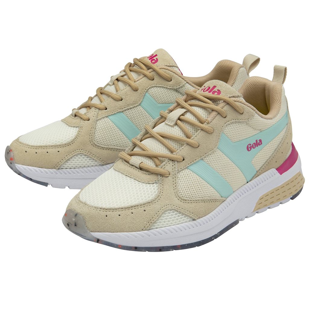 Gola Performance Navis Sneakers Hvite Blå Rosa Norge | LOHAEB-798