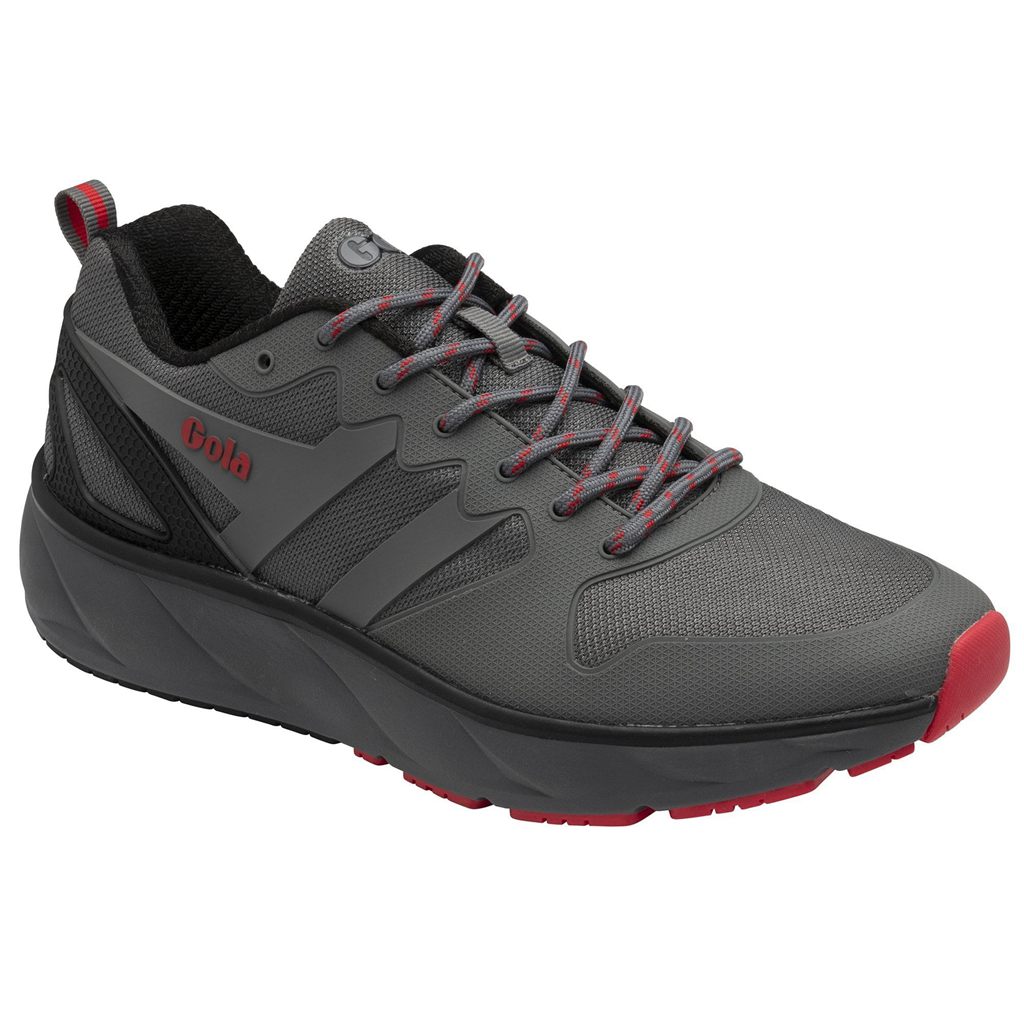 Gola Performance Thunder Sneakers Svarte Dyp Rød Norge | KEZULD-974