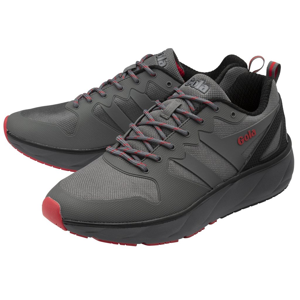 Gola Performance Thunder Sneakers Svarte Dyp Rød Norge | KEZULD-974