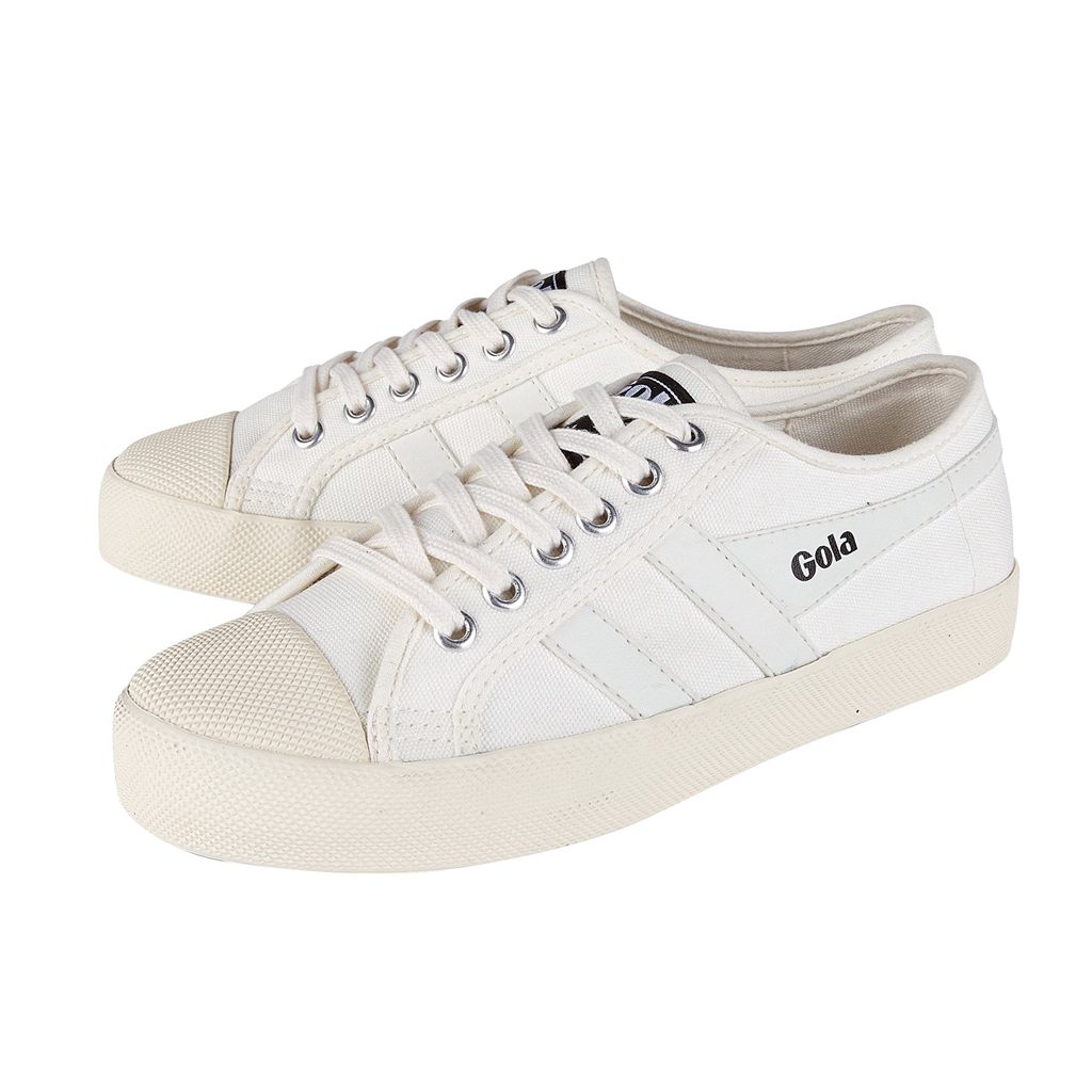 Gola Vegan Classics Coaster Shoes Hvite Hvite Norge | XYSZNJ-342