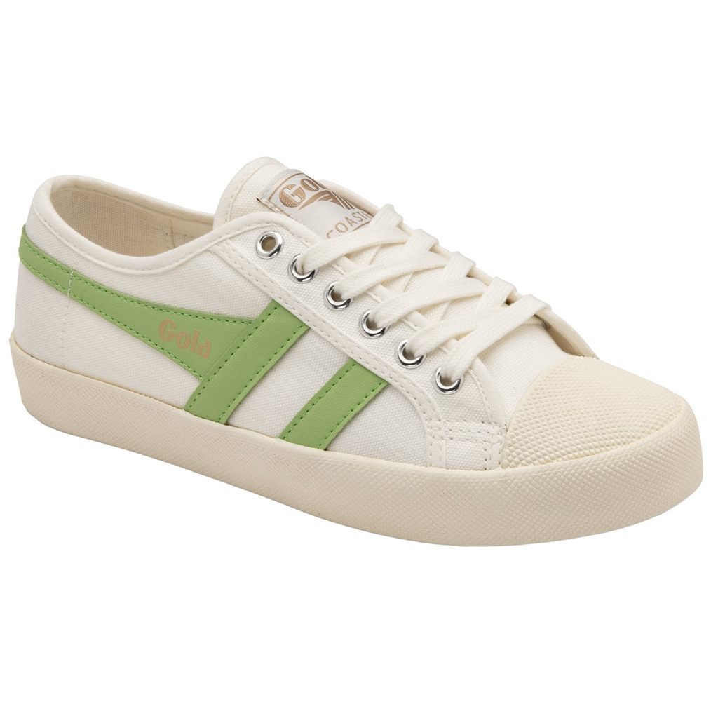 Gola Vegan Classics Coaster Shoes Hvite Grønn Norge | XSGVYM-924