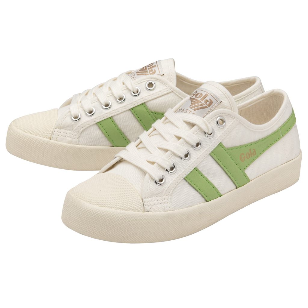 Gola Vegan Classics Coaster Shoes Hvite Grønn Norge | XSGVYM-924