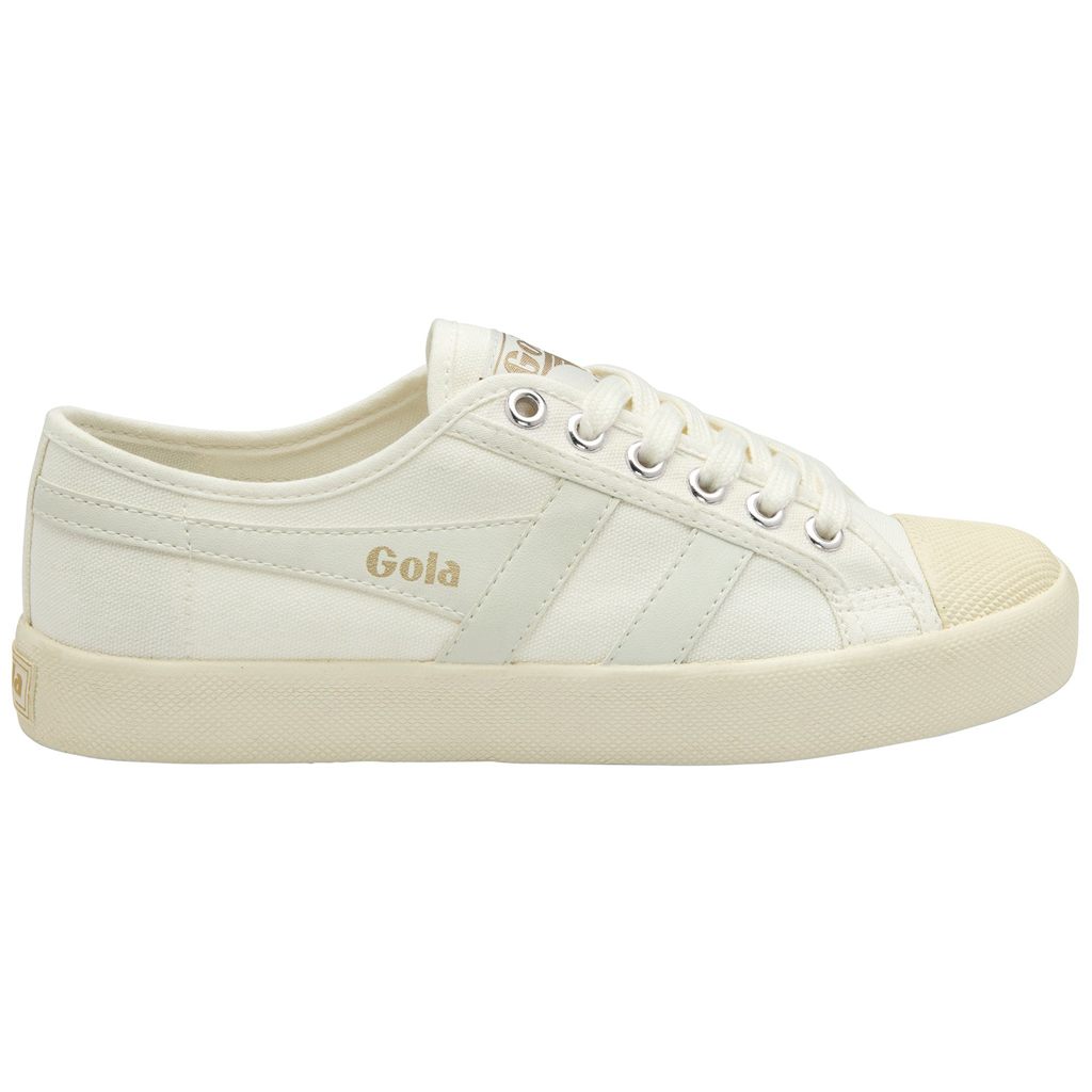 Gola Vegan Classics Coaster Shoes Hvite Gull Norge | BLIOQU-236