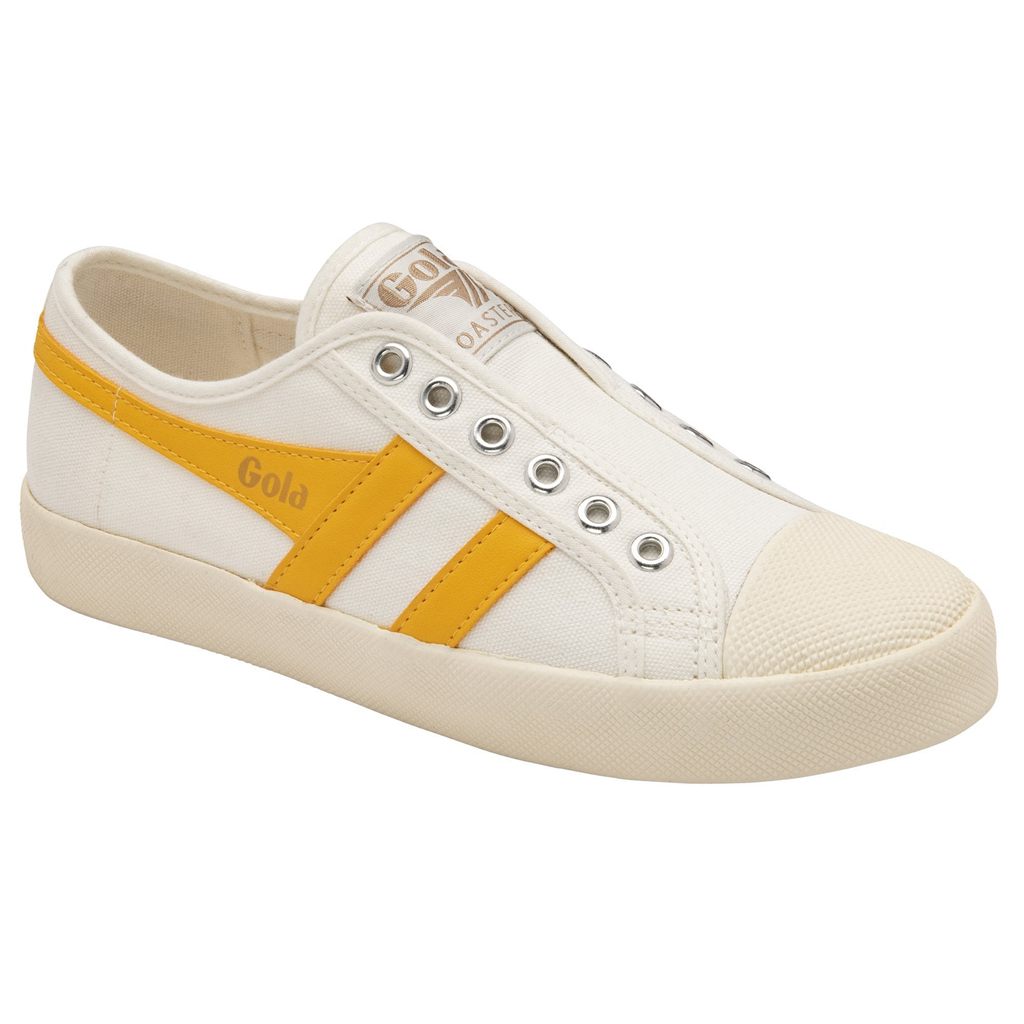 Gola Vegan Classics Coaster Slip Shoes Hvite Norge | CPRULT-519