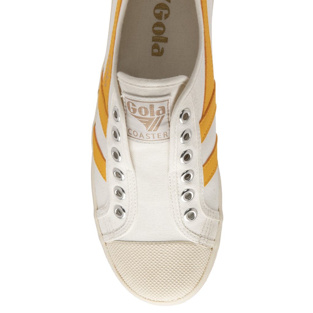 Gola Vegan Classics Coaster Slip Shoes Hvite Norge | CPRULT-519