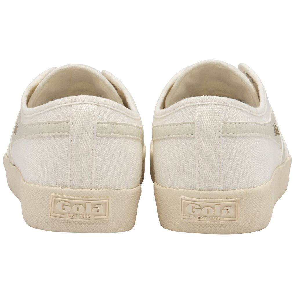 Gola Vegan Classics Coaster Slip Shoes Hvite Hvite Norge | OTWJPX-073