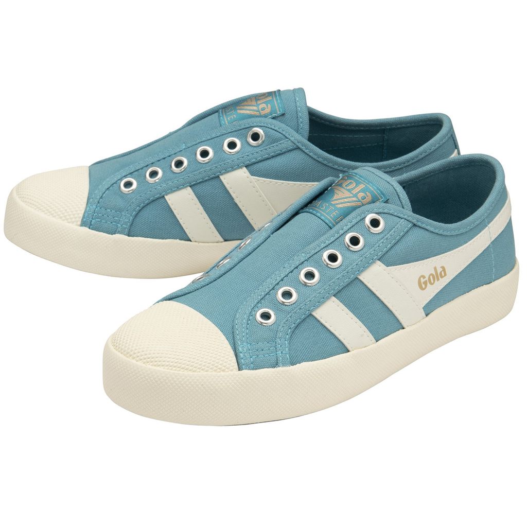Gola Vegan Classics Coaster Slip Shoes Hvite Norge | RDJWXA-453