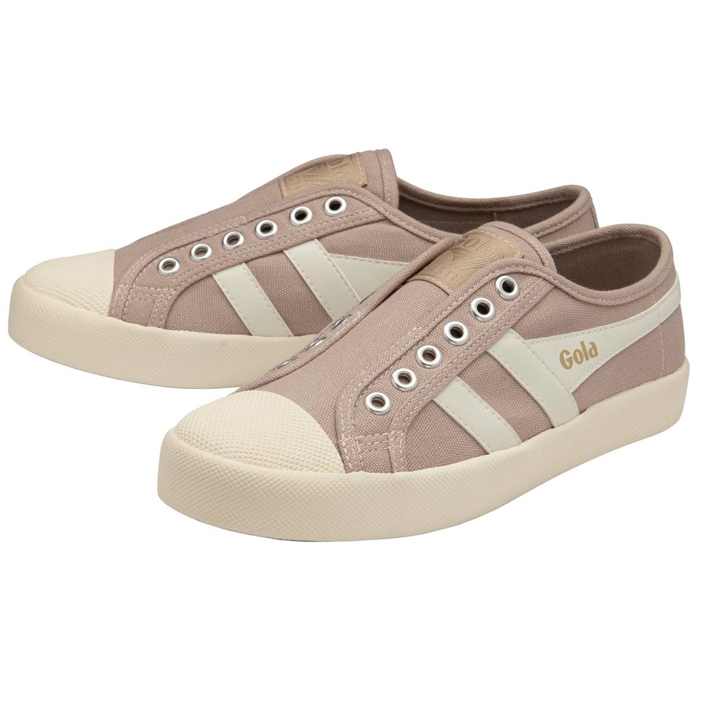 Gola Vegan Classics Coaster Slip Shoes Hvite Norge | WBJKQO-104