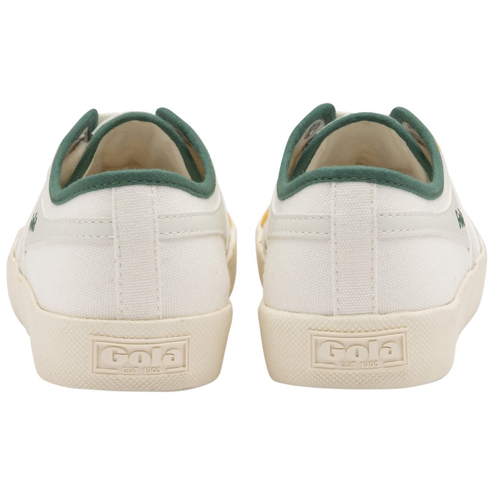Gola Vegan Classics Coaster Smash Shoes Hvite Mørke Grønn Norge | BRNWTG-456