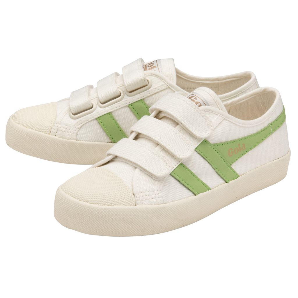 Gola Vegan Classics Coaster Strap Sneakers Hvite Grønn Norge | EUBJZI-602