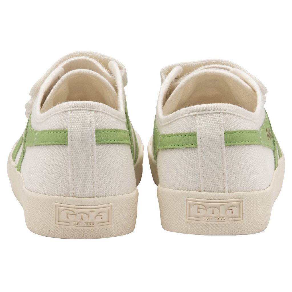 Gola Vegan Classics Coaster Strap Sneakers Hvite Grønn Norge | EUBJZI-602