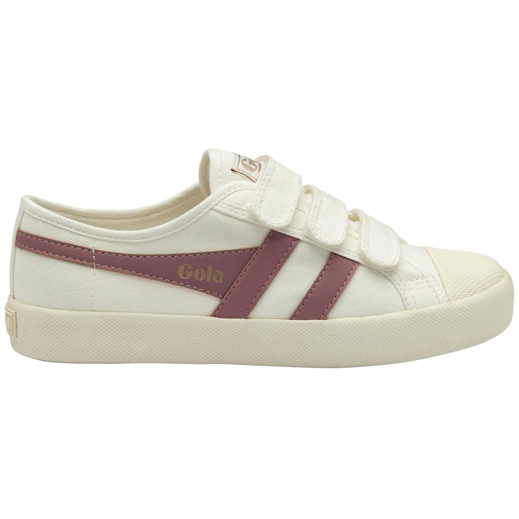 Gola Vegan Classics Coaster Strap Sneakers Hvite Rosa Norge | EGOHDZ-869