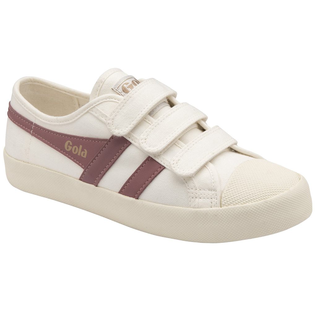 Gola Vegan Classics Coaster Strap Sneakers Hvite Rosa Norge | EGOHDZ-869