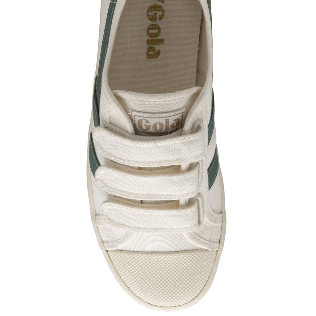 Gola Vegan Classics Coaster Strap Sneakers Hvite Grønn Norge | WAZHEI-954