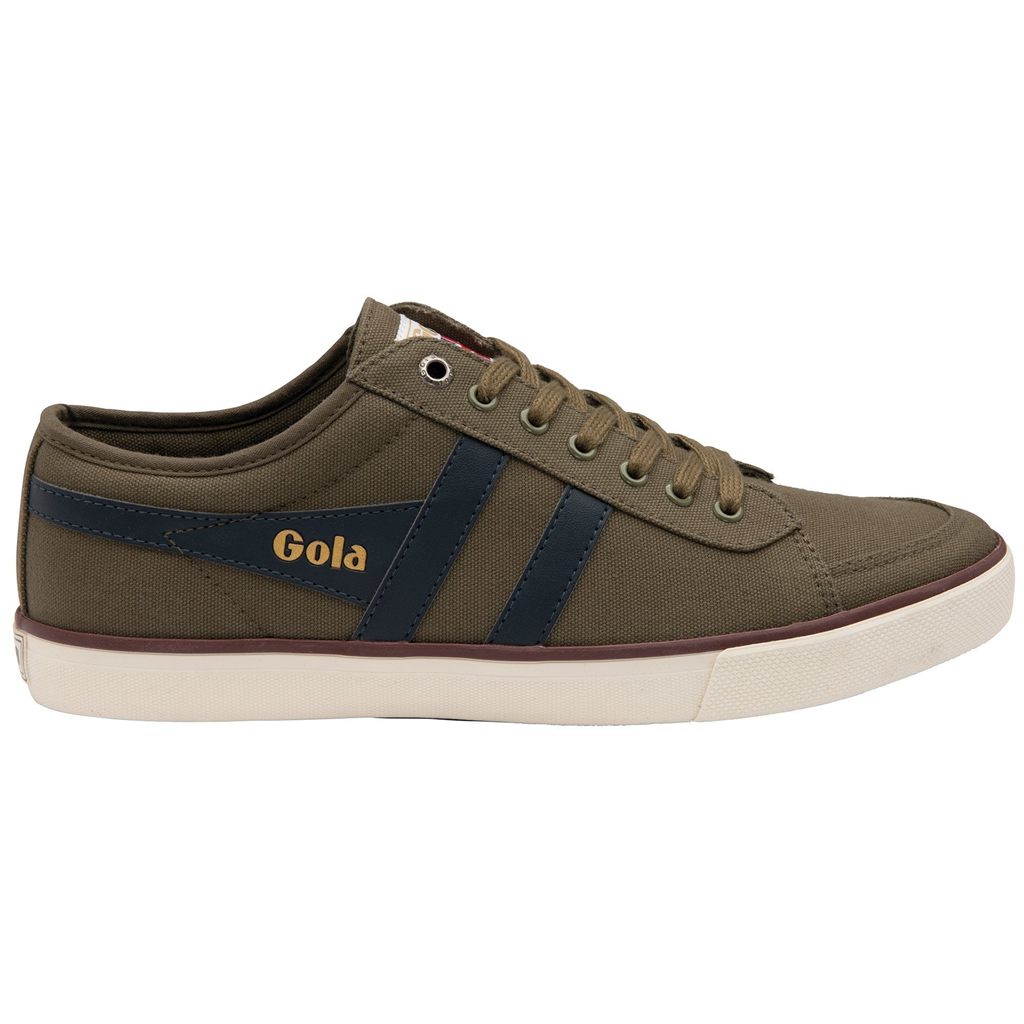 Gola Vegan Classics Comet Plimsoll Sneakers Khaki Marineblå Burgunder Norge | KNSAPQ-510
