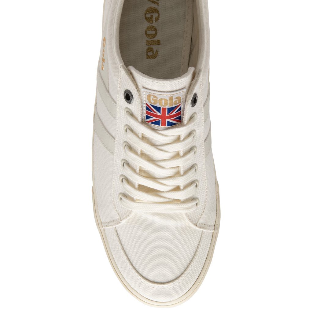 Gola Vegan Classics Comet Plimsoll Sneakers Hvite Hvite Norge | RPNHLO-079