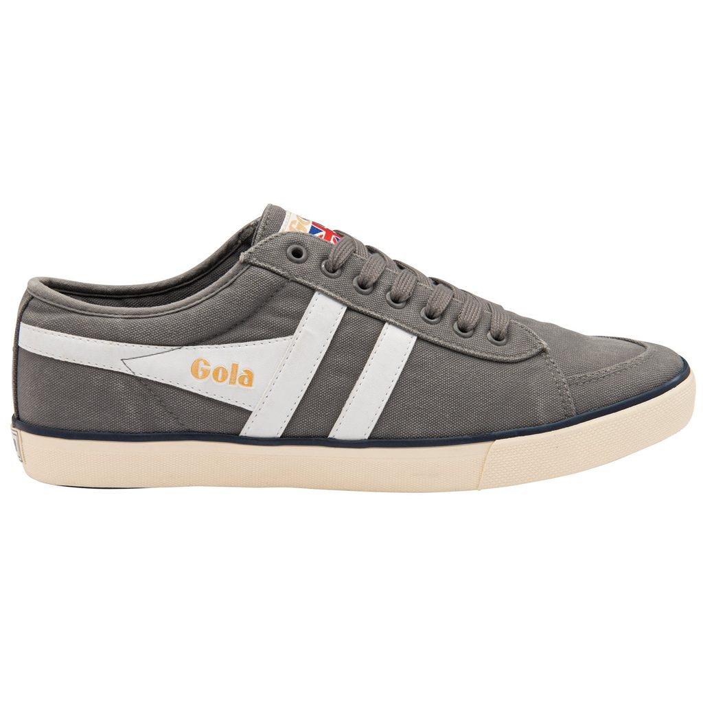 Gola Vegan Classics Comet Plimsoll Sneakers Hvite Marineblå Norge | OLIXMR-316
