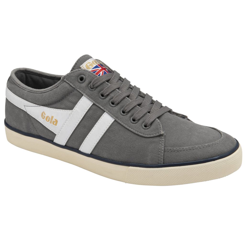 Gola Vegan Classics Comet Plimsoll Sneakers Hvite Marineblå Norge | OLIXMR-316