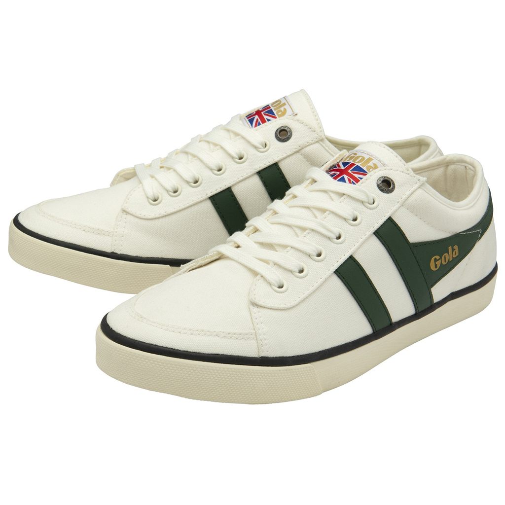 Gola Vegan Classics Comet Plimsoll Sneakers Hvite Svarte Norge | SLGIJZ-275