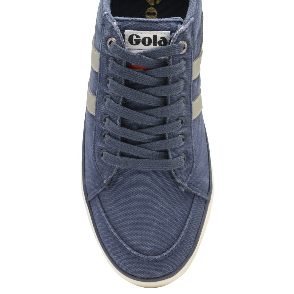 Gola Vegan Classics Comet Plimsoll Sneakers Marineblå Lyse Grå Norge | JDTUBS-503