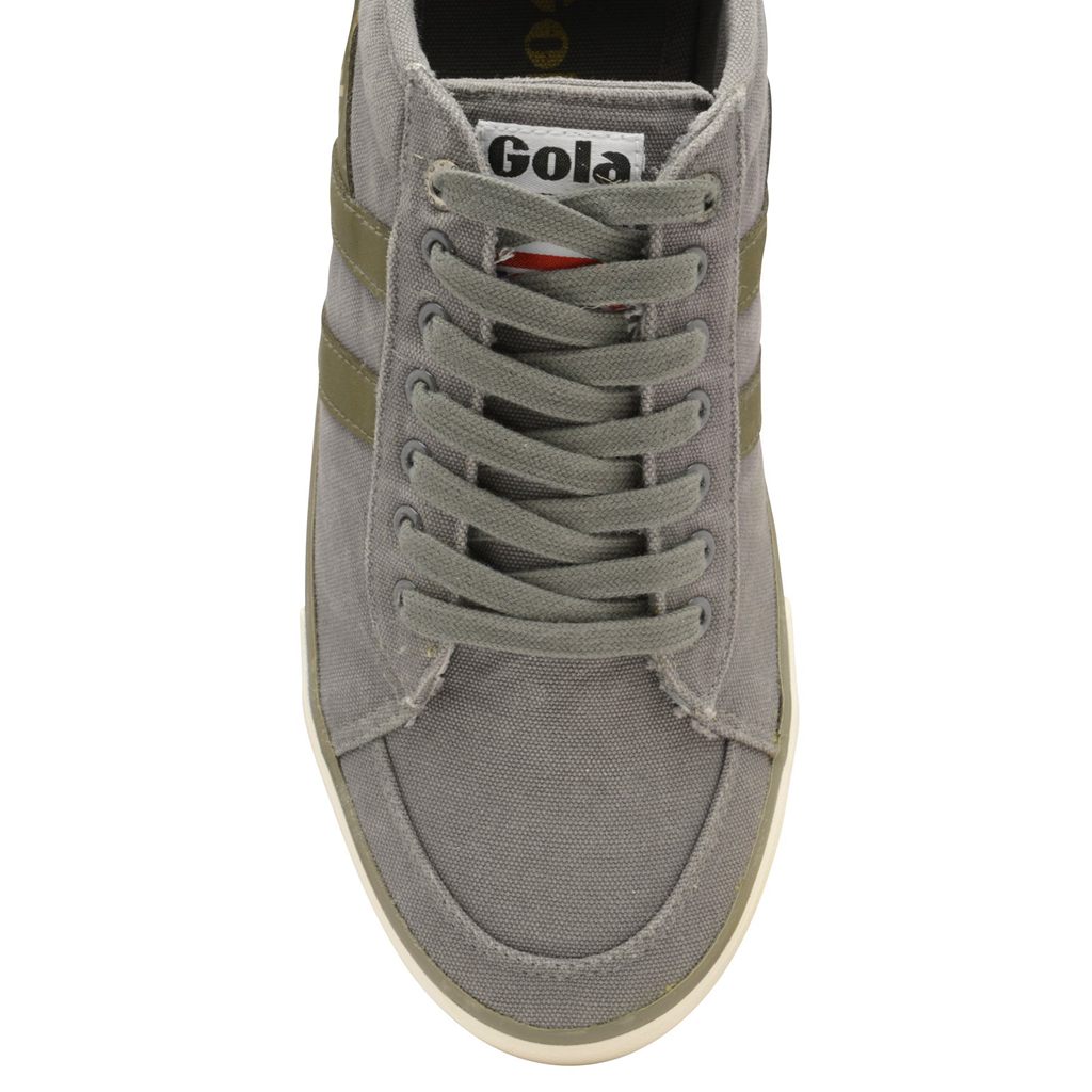 Gola Vegan Classics Comet Plimsoll Sneakers Grå Khaki Norge | OGVCTK-461