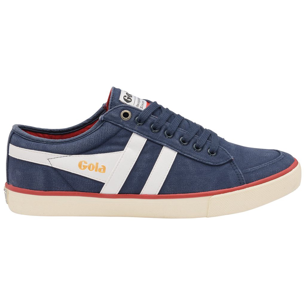 Gola Vegan Classics Comet Plimsoll Sneakers Marineblå Hvite Norge | TPXRZJ-254