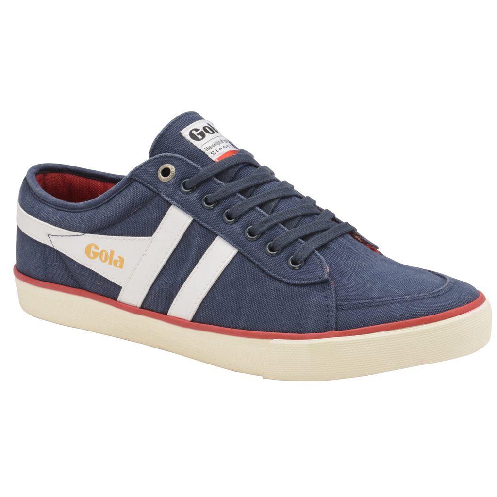 Gola Vegan Classics Comet Plimsoll Sneakers Marineblå Hvite Norge | TPXRZJ-254