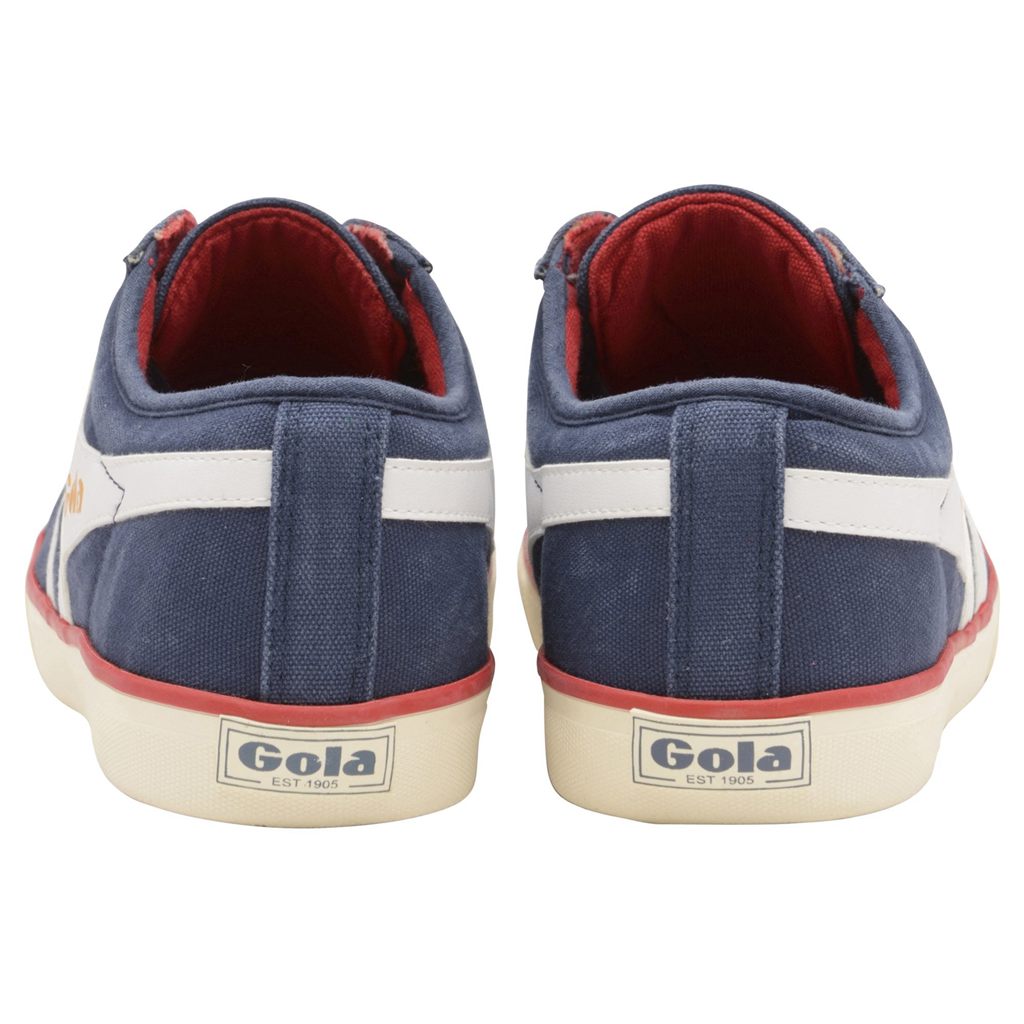Gola Vegan Classics Comet Plimsoll Sneakers Marineblå Hvite Norge | TPXRZJ-254