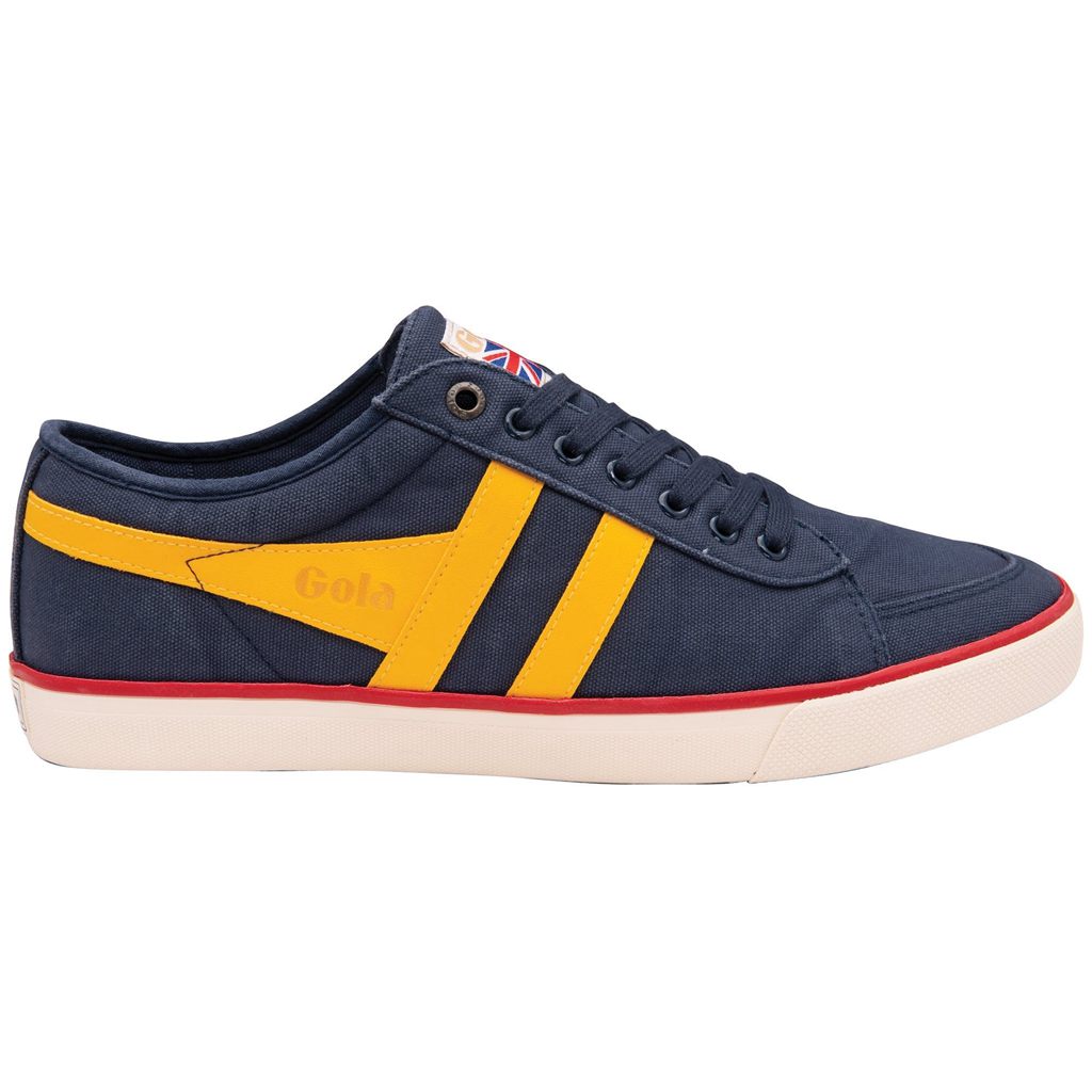 Gola Vegan Classics Comet Plimsoll Sneakers Marineblå Rød Norge | LATPQO-710