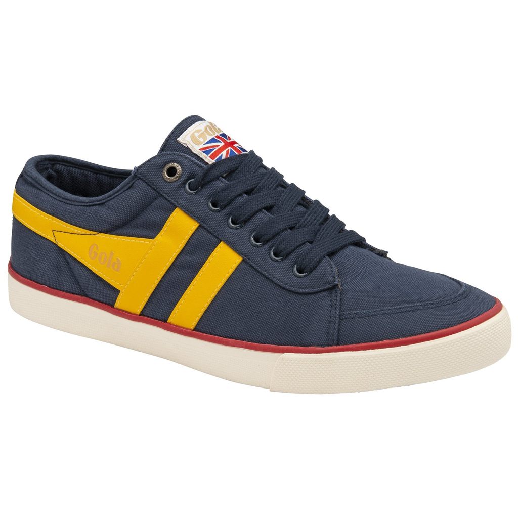 Gola Vegan Classics Comet Plimsoll Sneakers Marineblå Rød Norge | LATPQO-710