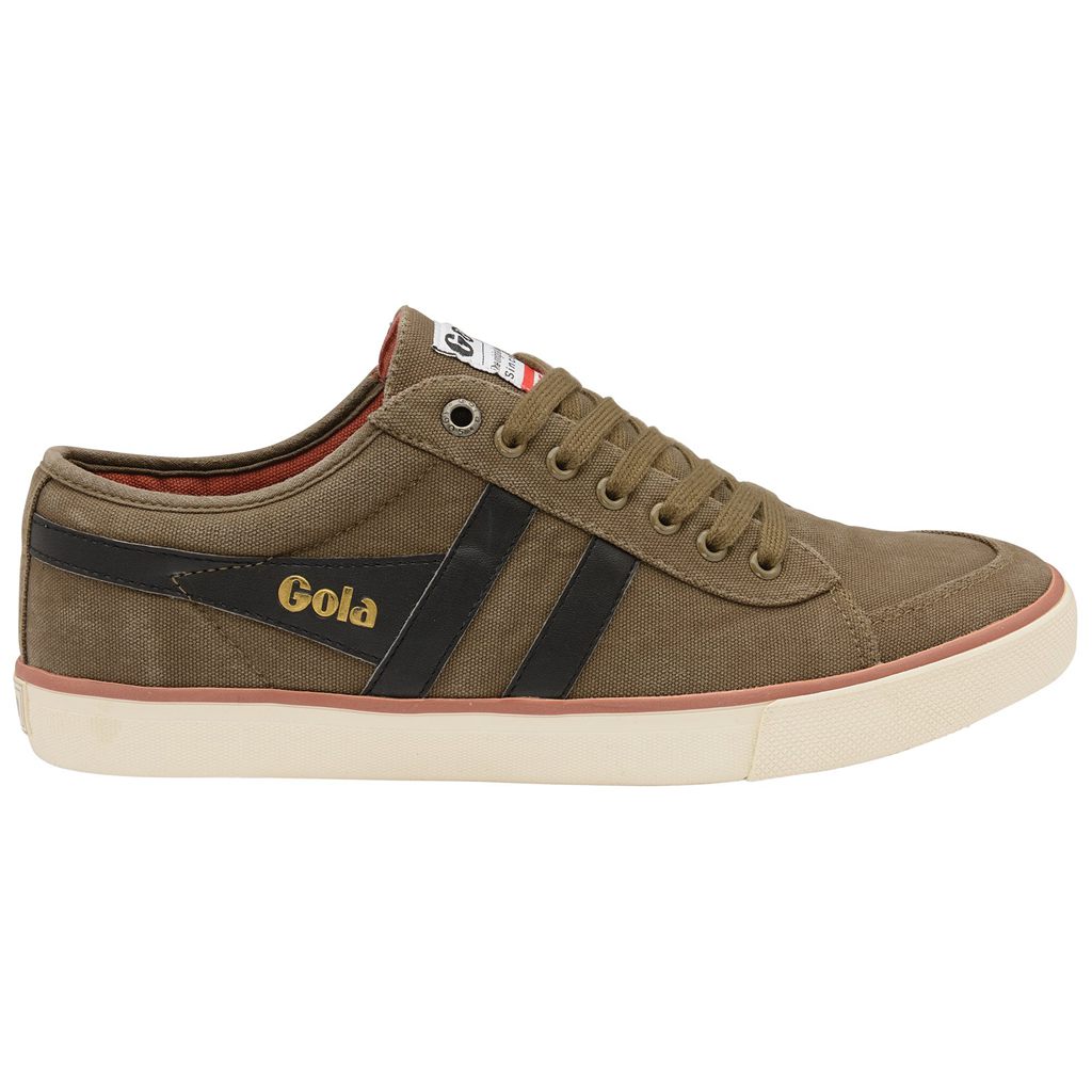 Gola Vegan Classics Comet Plimsoll Trainer Khaki Svarte Norge | KOTUCR-517