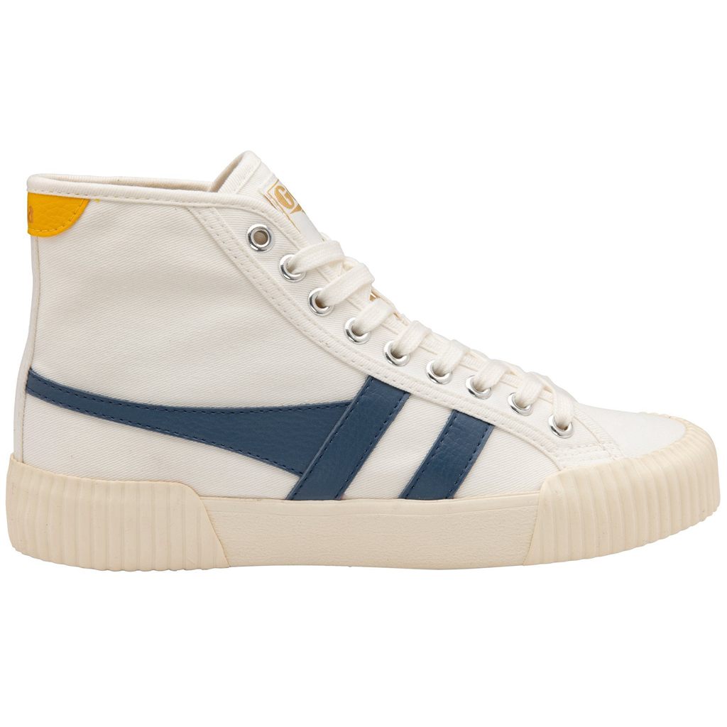 Gola Vegan Classics Rally High Plimsoll Sneakers Hvite Norge | IBXLQC-034