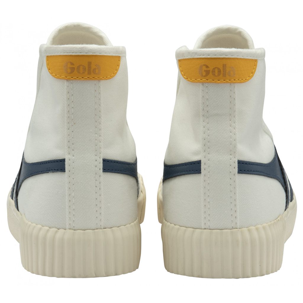 Gola Vegan Classics Rally High Plimsoll Sneakers Hvite Norge | IBXLQC-034
