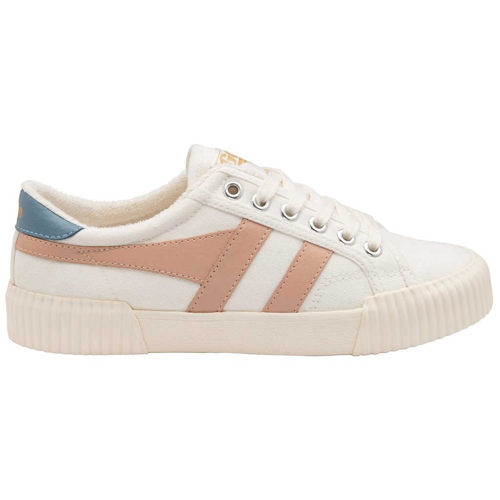 Gola Vegan Classics Rally Plimsoll Sneakers Hvite Rosa Norge | OLMVDS-129