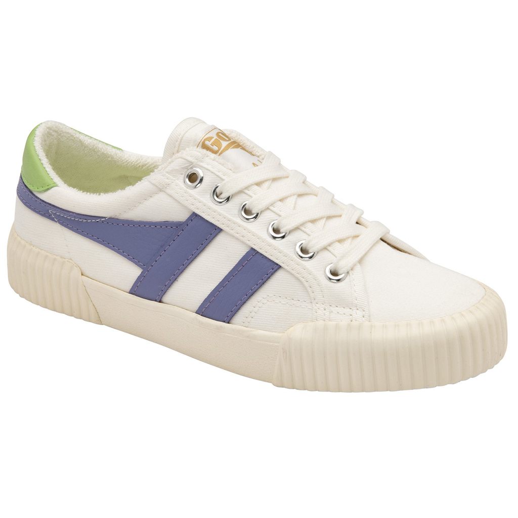 Gola Vegan Classics Rally Plimsoll Sneakers Hvite Lavendel Grønn Norge | FELZKX-094
