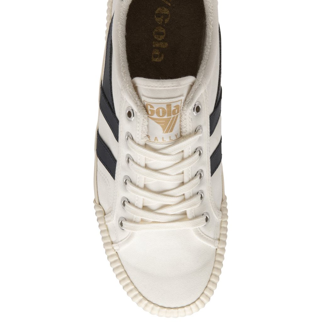 Gola Vegan Classics Rally Plimsoll Sneakers Hvite Marineblå Khaki Norge | GZBYPA-648