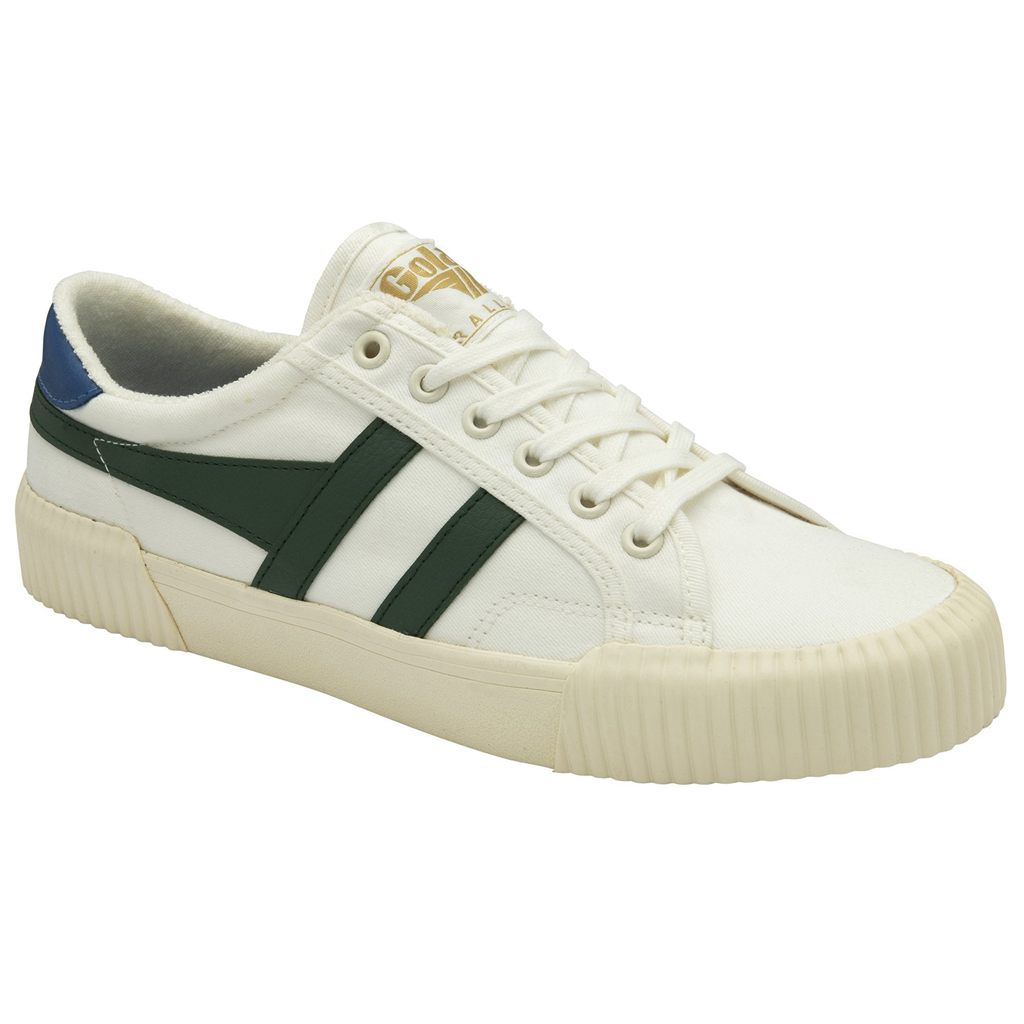 Gola Vegan Classics Rally Plimsoll Sneakers Hvite Blå Norge | OVTJAY-412