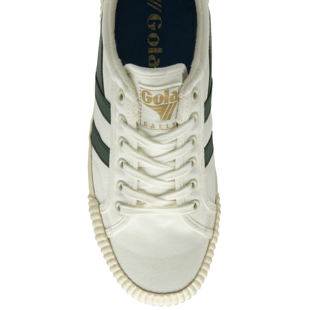 Gola Vegan Classics Rally Plimsoll Sneakers Hvite Blå Norge | OVTJAY-412