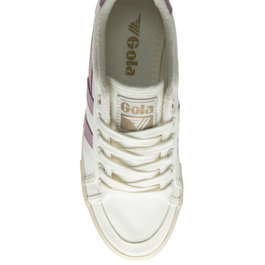 Gola Vegan Classics Stratus Plimsoll Sneakers Hvite Norge | XSQMAC-425