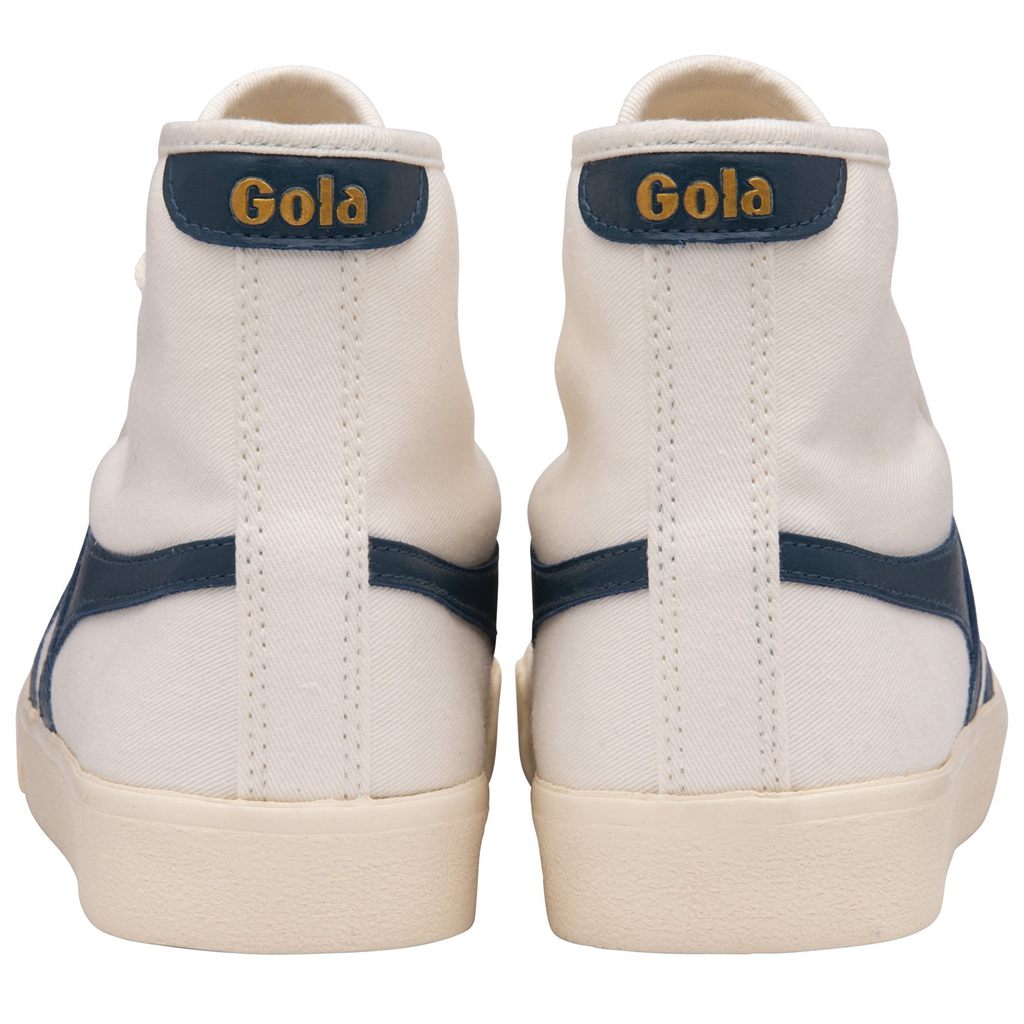 Gola Vegan Classics Tennis Mark Cox High Sneakers Hvite Blå Norge | AUOXTD-315