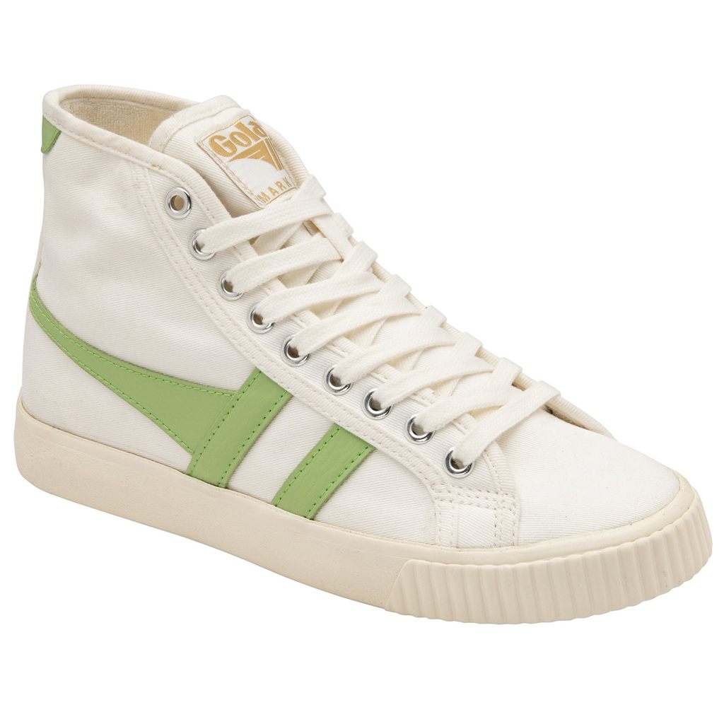 Gola Vegan Classics Tennis Mark Cox High Sneakers Hvite Grønn Norge | DRFPWH-378
